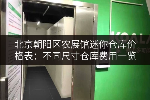 北京朝阳区农展馆迷你仓库价格表：不同尺寸仓库费用一览