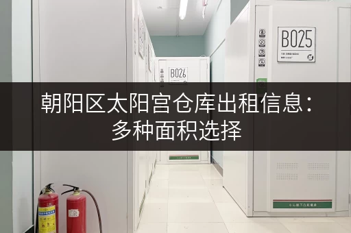 朝阳区太阳宫仓库出租信息:多种面积选择,满足您的需求! 朝阳区太阳宫仓库出租信息:多种面积选择,满足您的需求!