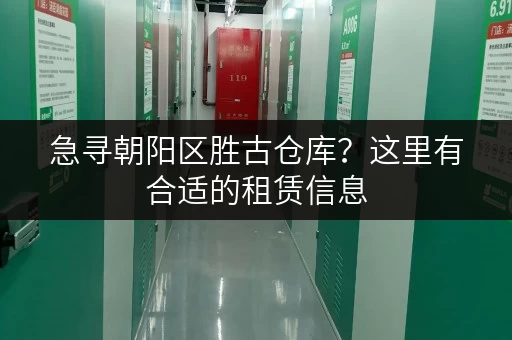 急寻朝阳区胜古仓库？这里有合适的租赁信息