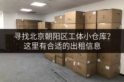 寻找北京朝阳区工体小仓库？这里有合适的出租信息