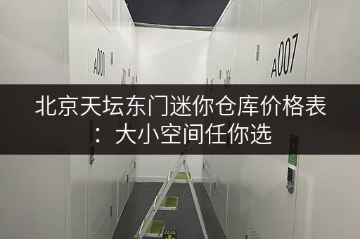 北京天坛东门迷你仓库价格表：大小空间任你选