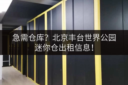 急需仓库？北京丰台世界公园迷你仓出租信息！