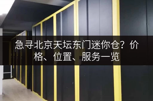 急寻北京天坛东门迷你仓？价格、位置、服务一览