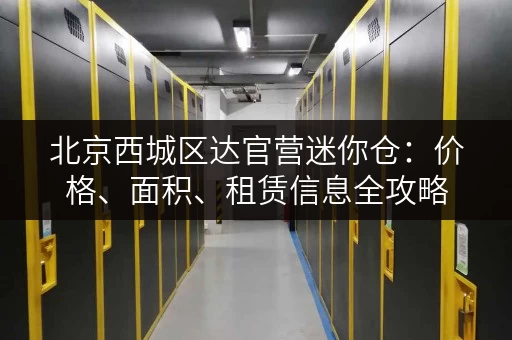 北京西城区达官营迷你仓：价格、面积、租赁信息全攻略