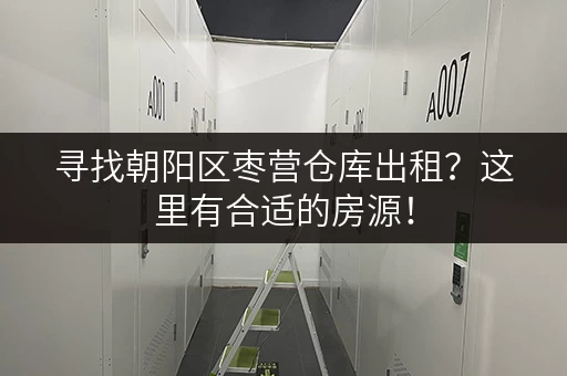 寻找朝阳区枣营仓库出租？这里有合适的房源！
