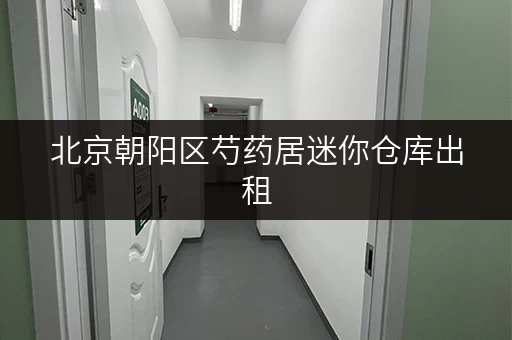 北京朝阳区芍药居迷你仓库出租，价格优惠，随时看房！