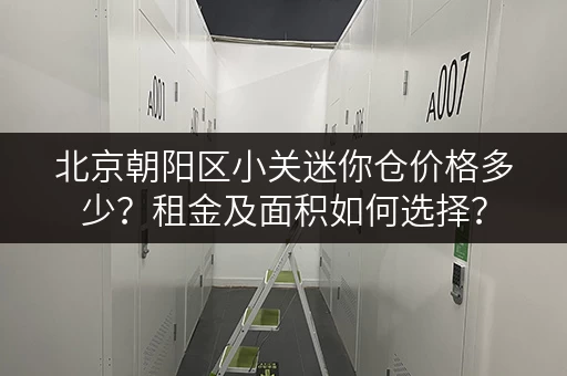 北京朝阳区小关迷你仓价格多少？租金及面积如何选择？