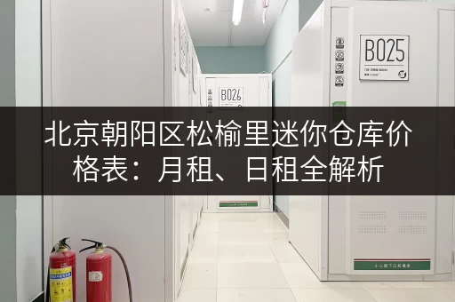 北京朝阳区松榆里迷你仓库价格表：月租、日租全解析