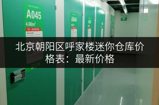 北京朝阳区呼家楼迷你仓库价格表：最新价格，多种仓储方案任选！
