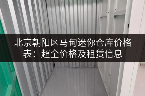 北京朝阳区马甸迷你仓库价格表：超全价格及租赁信息