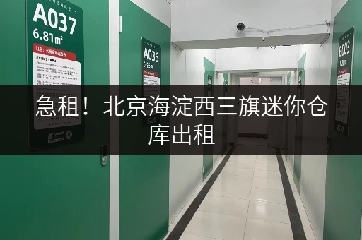急租！北京海淀西三旗迷你仓库出租，月租低至100元