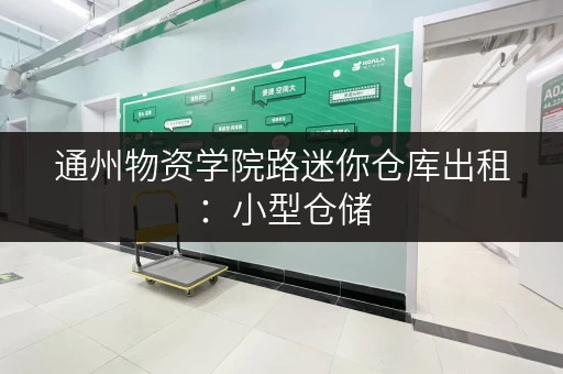 通州物资学院路迷你仓库出租：小型仓储，灵活租赁，方便快捷！