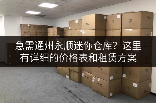 急需通州永顺迷你仓库？这里有详细的价格表和租赁方案