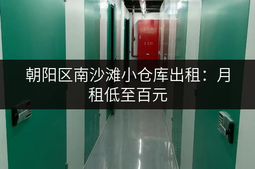 朝阳区南沙滩小仓库出租：月租低至百元，位置优越