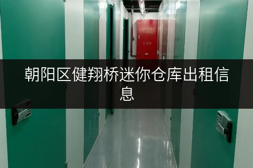 朝阳区健翔桥迷你仓库出租信息，多种面积选择，满足您的需求！