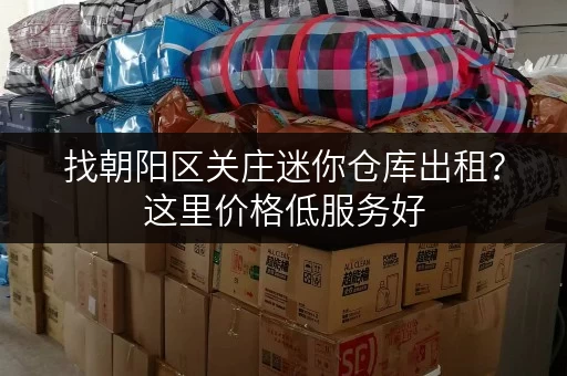 找朝阳区关庄迷你仓库出租？这里价格低服务好