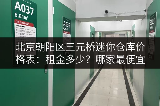 北京朝阳区三元桥迷你仓库价格表：租金多少？哪家最便宜？
