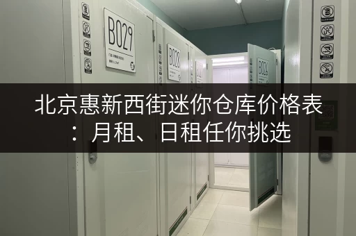 北京惠新西街迷你仓库价格表：月租、日租任你挑选