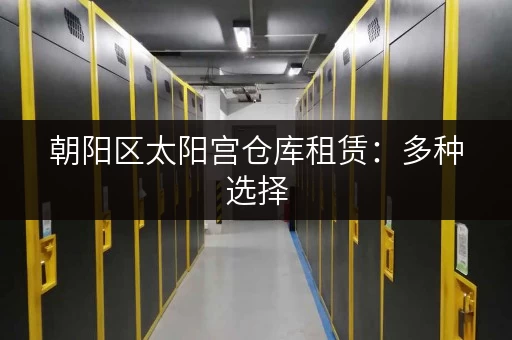 朝阳区太阳宫仓库租赁：多种选择，总有一款适合您