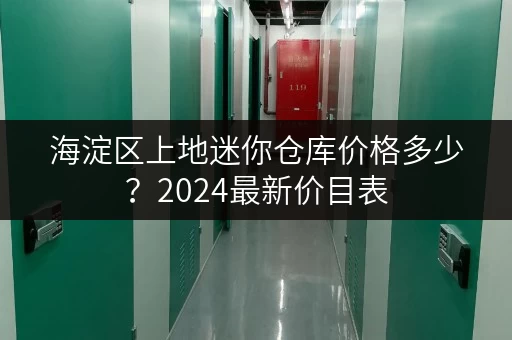 海淀区上地迷你仓库价格多少？2024最新价目表