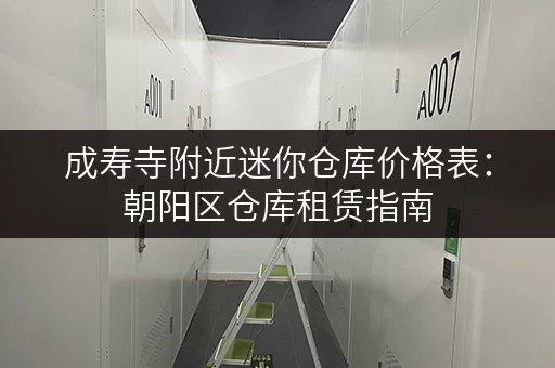 成寿寺附近迷你仓库价格表：朝阳区仓库租赁指南