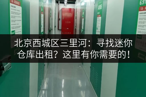 北京西城区三里河：寻找迷你仓库出租？这里有你需要的！