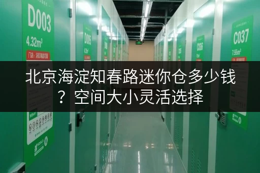 北京海淀知春路迷你仓多少钱？空间大小灵活选择，价格透明！