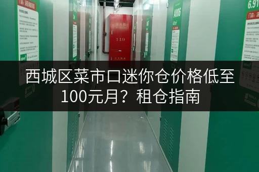 西城区菜市口迷你仓价格低至100元月？租仓指南