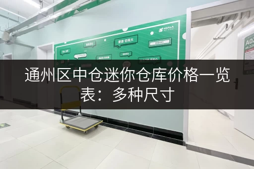 通州区中仓迷你仓库价格一览表：多种尺寸，灵活租赁，价格实惠！