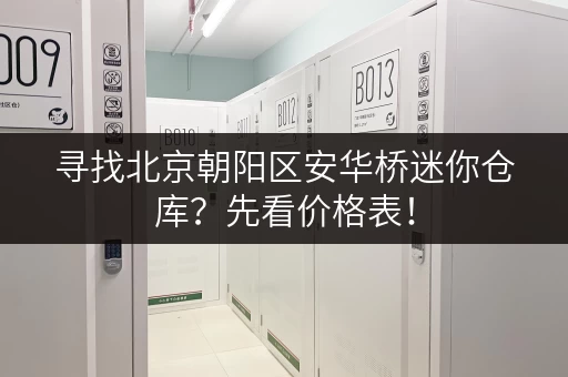 寻找北京朝阳区安华桥迷你仓库？先看价格表！