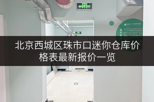 北京西城区珠市口迷你仓库价格表最新报价一览