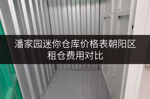潘家园迷你仓库价格表朝阳区租仓费用对比