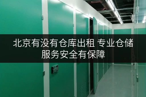 北京有没有仓库出租 专业仓储服务安全有保障