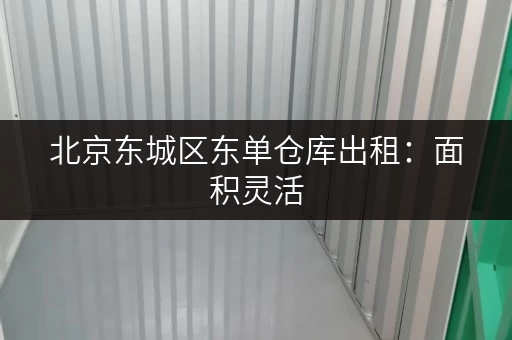 北京东城区东单仓库出租：面积灵活，可分割，满足您的各种需求
