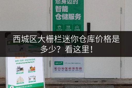西城区大栅栏迷你仓库价格是多少？看这里！
