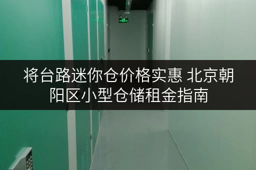 将台路迷你仓价格实惠 北京朝阳区小型仓储租金指南