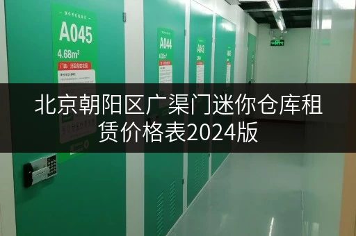 北京朝阳区广渠门迷你仓库租赁价格表2024版