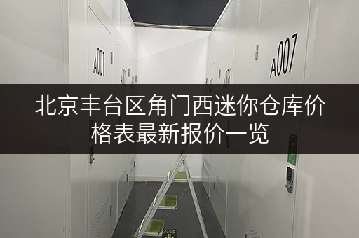 北京丰台区角门西迷你仓库价格表最新报价一览