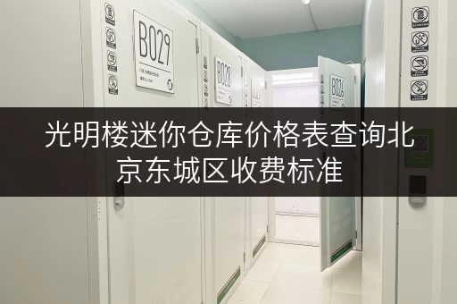光明楼迷你仓库价格表查询北京东城区收费标准