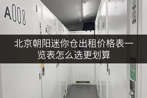 北京朝阳迷你仓出租价格表一览表怎么选更划算