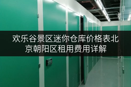 欢乐谷景区迷你仓库价格表北京朝阳区租用费用详解