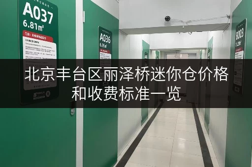 北京丰台区丽泽桥迷你仓价格和收费标准一览