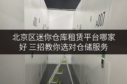 北京区迷你仓库租赁平台哪家好 三招教你选对仓储服务