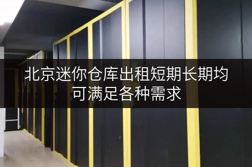 北京迷你仓库出租短期长期均可满足各种需求