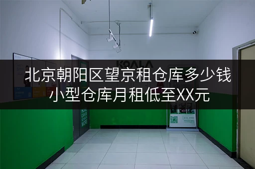 北京朝阳区望京租仓库多少钱 小型仓库月租低至XX元