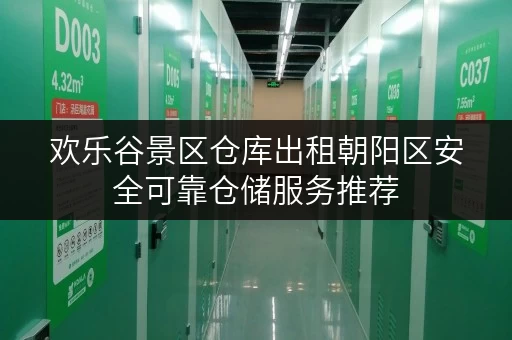 欢乐谷景区仓库出租朝阳区安全可靠仓储服务推荐