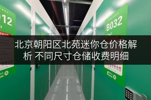 北京朝阳区北苑迷你仓价格解析 不同尺寸仓储收费明细