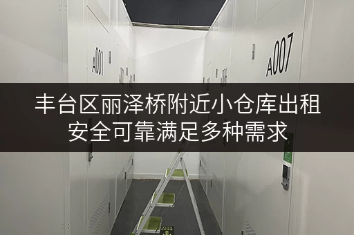 丰台区丽泽桥附近小仓库出租安全可靠满足多种需求