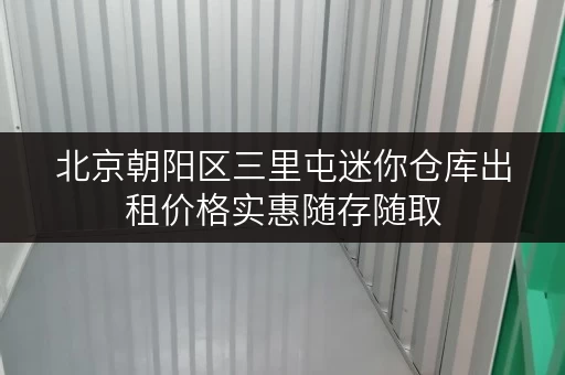 北京朝阳区三里屯迷你仓库出租价格实惠随存随取