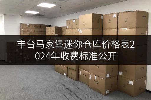 丰台马家堡迷你仓库价格表2024年收费标准公开